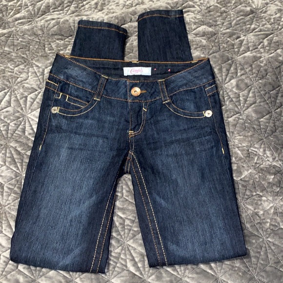 Candie’s Dark Blue Low Rise Skinny Jeans NWOT - Picture 5 of 14